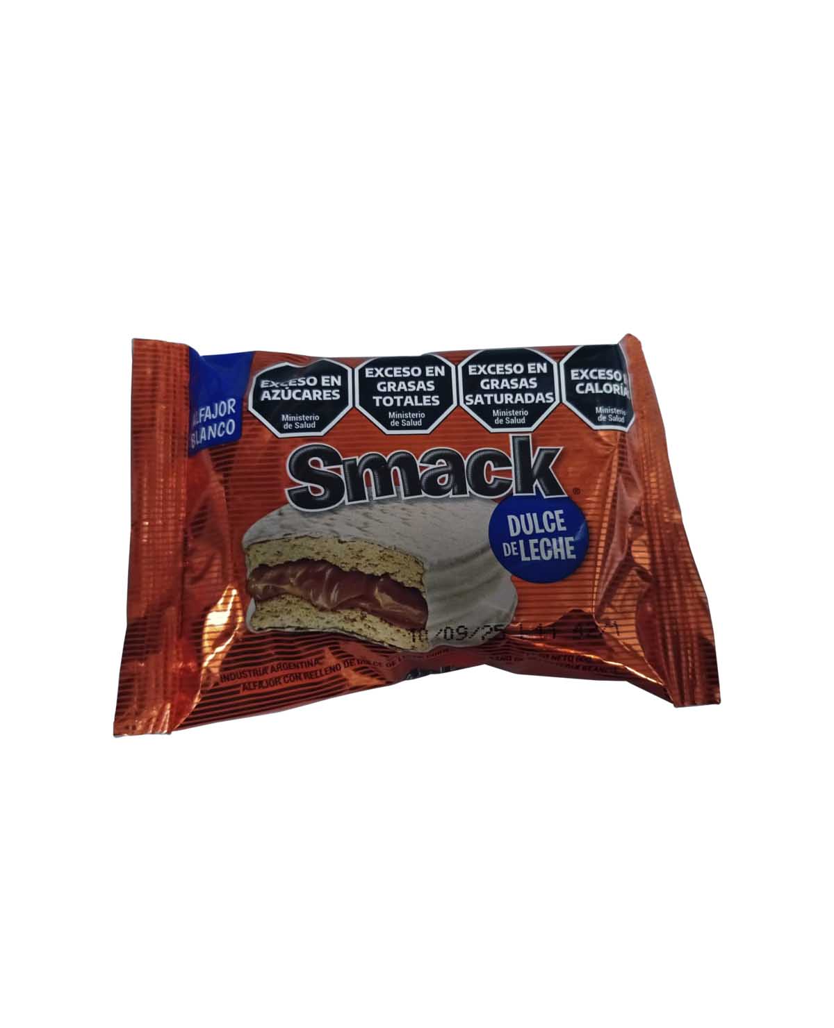 Alfajor Smack Blanco Dulce De Leche 60 Gr